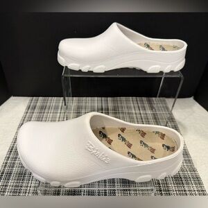 Birkis by Birkenstock Super Birki Clogs – White – Size 40 (Men’s 7 / Women’s 9)